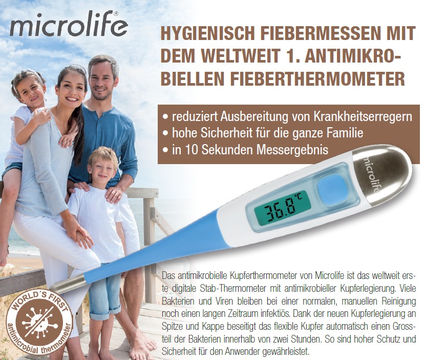 Το αντιμικροβιακό θερμόμετρο της KARABINIS MEDICAL διαθέσιμο και στην Ελβετία, Ιούλιος 2020