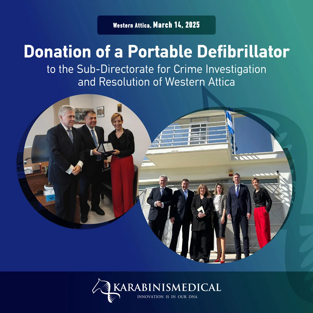 Donation of a Portable Defibrillator to the Sub-Directorate for Crime Investigation and Resolution of Western Attica